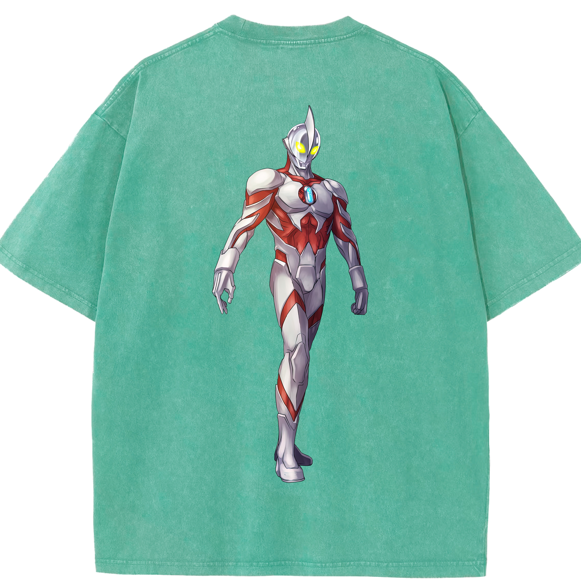 （画像用） ウルトラマン Ultraman 綿100% ヴィンテージ風 半袖Tシャツ（背面プリント）
